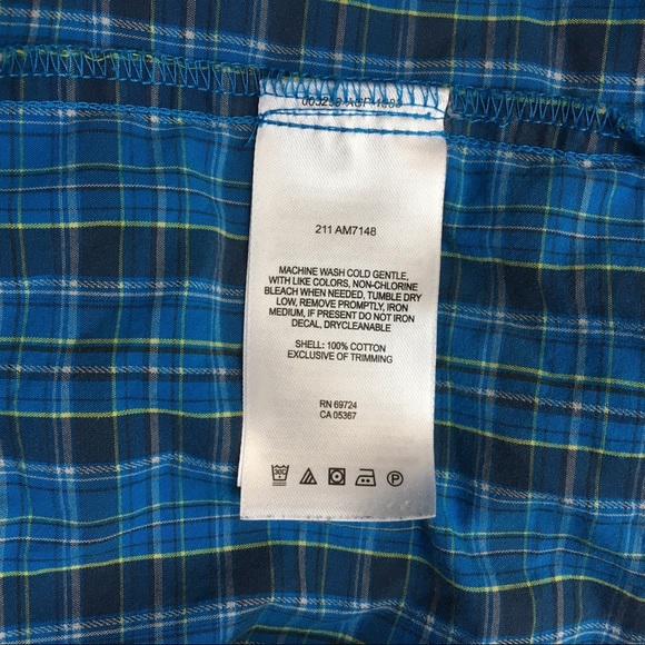 Columbia | Blue Plaid Button Down Shirt - Picture 6 of 9